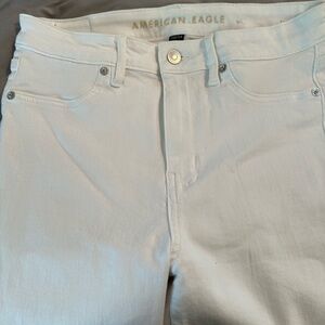 American Eagle Outfitters High Rise White Jeans